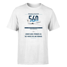 Single-Side Printing — Cessna Citation 560 - Citation V Double-Side T-Shirt