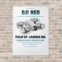 Thumbnail for DJI Neo vertical canvas print - no frame - white background