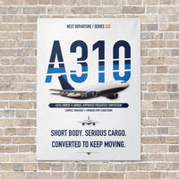 Thumbnail for Airbus A310-200P2F vertical canvas print - no frame - white background
