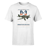 Thumbnail for Junkers Ju 87D-3 design on white t-shirt, single-side print