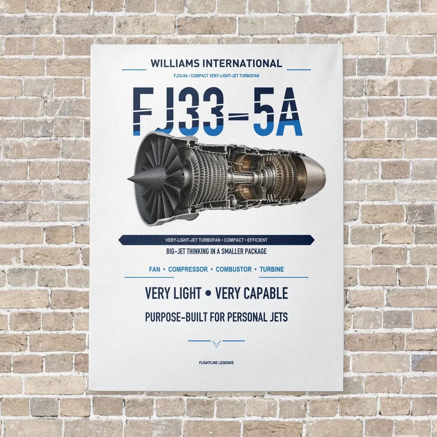 FJ33-5A vertical canvas print - no frame - white background