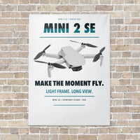 Thumbnail for DJI Mini 2 SE vertical canvas print - no frame - white background