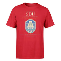 Thumbnail for Santos Dumont Airport (SDU) T-Shirt single-side front print in Red | santos-dumont-airport-sdu-double-side-t-shirt