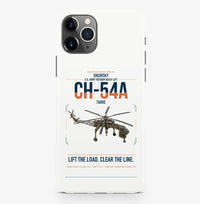 Thumbnail for Sikorsky CH-54A Tarhe design on white magsafe iphone case, for iPhone Pro Max