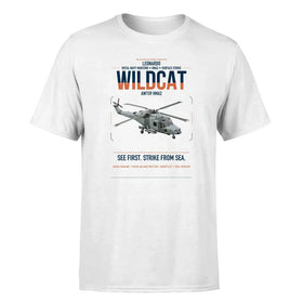 Single-Side Printing — Leonardo AW159 Wildcat HMA2 Double-Side T-Shirt