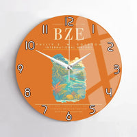 Thumbnail for Philip S. W. Goldson International Airport BZE Wall-Clock No-Frame - Orange