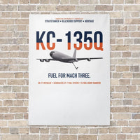 Thumbnail for KC-135Q Blackbird Tanker vertical canvas print - no frame - white background