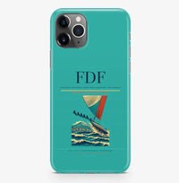 Thumbnail for Fort-de-France Airport (FDF) design on turquoise iPhone 16 Pro MagSafe case
