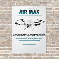 Thumbnail for Percepto Air Max vertical canvas print - no frame - white background