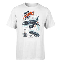 Thumbnail for SIGNAL 616 - How Planes Fly V2 - Premium T-Shirt design on white premium t shirt