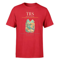 Thumbnail for Trieste Airport (TRS) T-Shirt single-side front print in Red | trieste-airport-trs-double-side-t-shirt