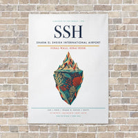 Thumbnail for Sharm El Sheikh International Airport SSH vertical canvas print - no frame - white background