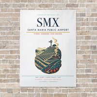 Thumbnail for Santa Maria Public Airport SMX vertical canvas print - no frame - white background