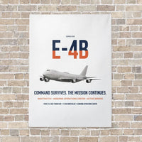 Thumbnail for E-4B Nightwatch vertical canvas print - no frame - white background