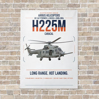 Thumbnail for Airbus Helicopters H225M Caracal vertical canvas print - no frame - white background