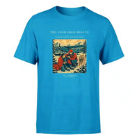Thumbnail for VINTAGE G4281 - The Snowshoe Rescue - Premium T-Shirt design on turquoise premium t shirt