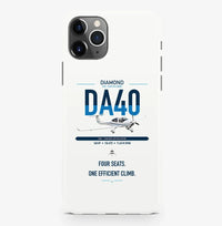 Thumbnail for Diamond DA40 design on white magsafe iphone case, for iPhone Pro Max