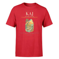 Thumbnail for Kajaani Airport (KAJ) T-Shirt single-side front print in Red | kajaani-airport-kaj-double-side-t-shirt