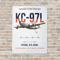 Thumbnail for KC-97L STRATOFREIGHTER vertical canvas print - no frame - white background
