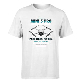 Single-Side Printing — DJI Mini 5 Pro Drone Double-Side T-Shirt