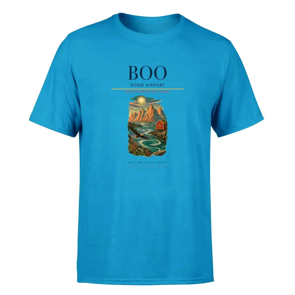 Bod Airport (BOO) Premium T-Shirt Turquoise