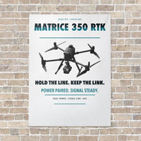 Thumbnail for DJI Matrice 350 RTK vertical canvas print - no frame - white background