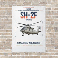 Thumbnail for Kaman SH-2F Seasprite vertical canvas print - no frame - white background