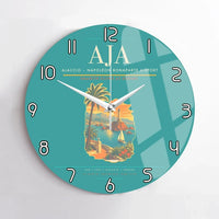 Thumbnail for Ajaccio  Napoleon Bonaparte Airport AJA Wall-Clock No-Frame - Turquoise