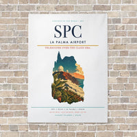 Thumbnail for La Palma Airport SPC vertical canvas print - no frame - white background