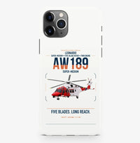 Thumbnail for Leonardo AW189 design on white magsafe iphone case, for iPhone Pro Max