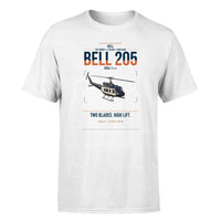 Thumbnail for Bell 205A-1++ design on white t-shirt, single-side print