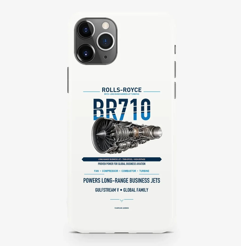BR710 Case ProMax design on white iphone case promax
