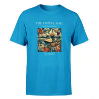 Thumbnail for VINTAGE G4073 - The Empire Mail - Premium T-Shirt design on turquoise premium t shirt