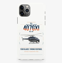Thumbnail for Bell 407GXi design on white magsafe iphone case, for iPhone Pro Max