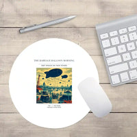 Thumbnail for VINTAGE G4521 - The Barrage Balloon Morning - Designed Mouse Pads design on white round