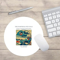 Thumbnail for VINTAGE G4439 - The Porthole Pen Pals - Designed Mouse Pads design on white round