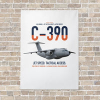 Thumbnail for C-390 Millennium vertical canvas print - no frame - white background