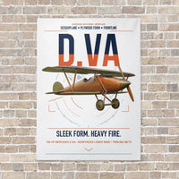 Thumbnail for Albatros D.Va vertical canvas print - no frame - white background