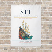 Thumbnail for Cyril E. King Airport STT — St. Thomas vertical canvas print - no frame - white background