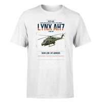 Thumbnail for Westland Lynx AH7 design on white t-shirt, single-side print