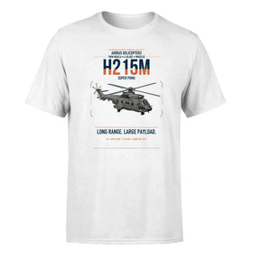 Single-Side Printing — Airbus H215M Double-Side T-Shirt