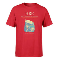 Thumbnail for Borg El Arab Airport (HBE) T-Shirt single-side front print in Red | borg-el-arab-airport-hbe-double-side-t-shirt