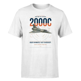 Single-Side Printing — Dassault Mirage 2000C RDI Double-Side T-Shirt