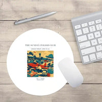 Thumbnail for VINTAGE G4436 - The Sunday Polish Club - Designed Mouse Pads design on white round