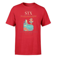 Thumbnail for Henry E. Rohlsen Airport (STX) T-Shirt single-side front print in Red | henry-e-rohlsen-airport-stx-double-side-t-shirt