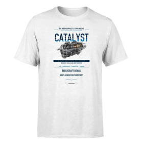 Single-Side Printing — GE Aerospace / Avio Aero CATALYST Engine Double-Side T-Shirt