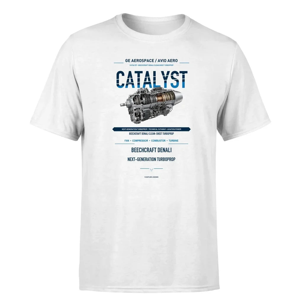 CATALYST design on white single side