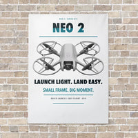 Thumbnail for DJI Neo 2 vertical canvas print - no frame - white background