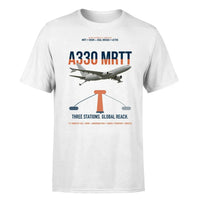 Thumbnail for Airbus A330 MRTT design on white t-shirt, single-side print
