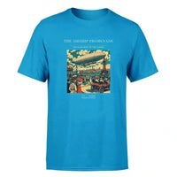 Thumbnail for VINTAGE G4012 - The Airship Promenade - Premium T-Shirt design on turquoise premium t shirt